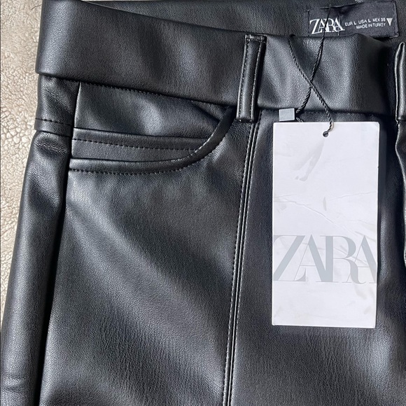 Zara Leather leggings - Picture 4 of 8